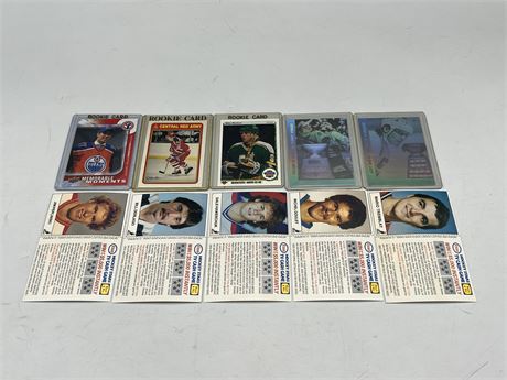 10 MISC HOCKEY CARDS - 5 ESSO & 5 OTHERS