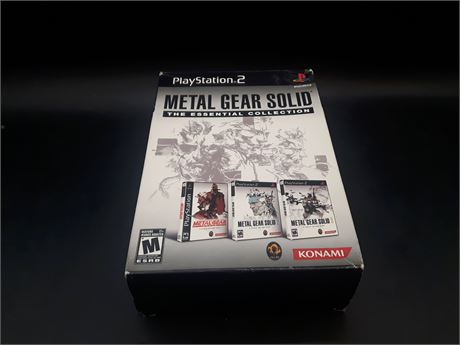 METAL GEAR SOLID ESSENTIAL COLLECTION - CIB - EXCELLENT CONDITION - PS2