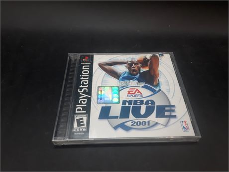 SEALED - NBA LIVE 2001- PLAYSTATION ONE