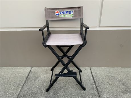 PEPSI BRANDED DIRECTORS STYLE CHAIR