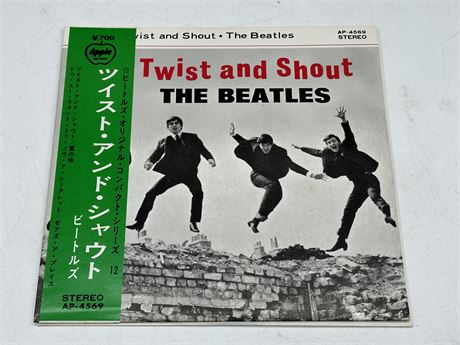 JAPANESE PRESS THE BEATLES - TWIST & SHOUT 45 7” RECORD - NEAR MINT (NM)