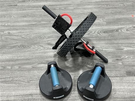 LOT OF EXERCISE EQUIPMENT
