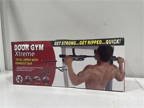DOOR GYM XTREME - TOTAL UPPER BODY WORKOUT BAR IN BOX