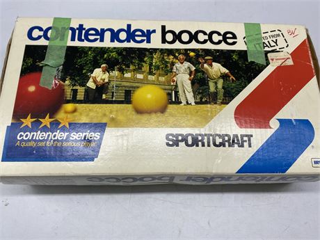 CONTENDER BOCCE BALL SET (MADE IN ITALY)