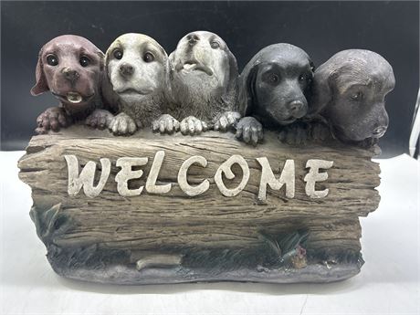 PUPPY WELCOME SIGN - 12” X 9”