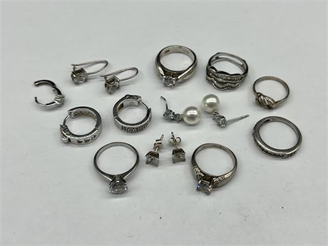 LOT OF 925 STERLING JEWELRY