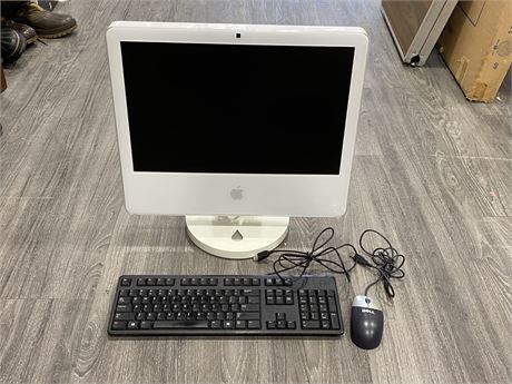 IMAC 20” COMPUTER - WORKING W/NO PASSWORD - DELL KEYBOARD & MOUSE INCLUDED