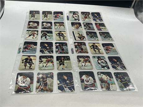 (36) 1977 NHL CARDS