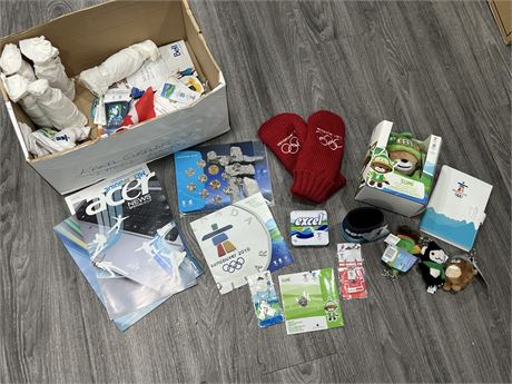 LOT OF VANCOUVER 2010 OLYMPICS COLLECTABLES