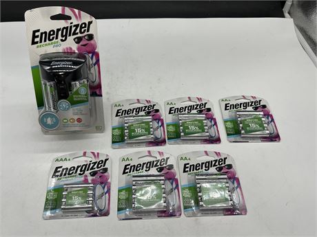 (NEW) ENERGIZER RECHARGE PRO W/AA & AAA BATTERIES
