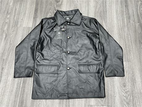 (NEW WITH TAGS) LEATHER JACKET SIZE M