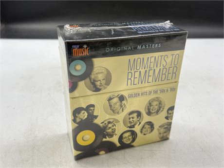 SEALED - ORIGINAL MASTERS MOMENTS TO REMEMBER CD BOX SET