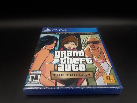 SEALED - GRAND THEFT AUTO THE TRILOGY - PS4