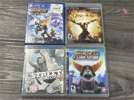 4 PS3 / PS4 GAMES