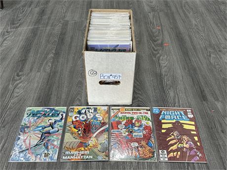 SHORT BOX OF MISC. COMICS - MAJORITY DC