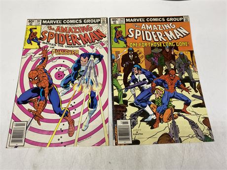 2 AMAZING SPIDER-MAN COMICS INCL: #201-202