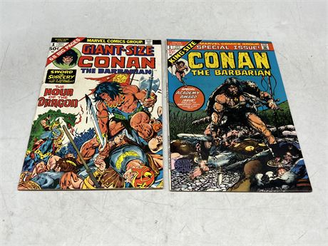 2 CONAN GIANT SIZE / KING SIZE SPECIAL #1 ISSUES