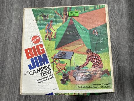 VINTAGE IN BOX 1972 MATTEL BIG JIM CAMPIN’ TENT (SPECS IN PHOTOS)