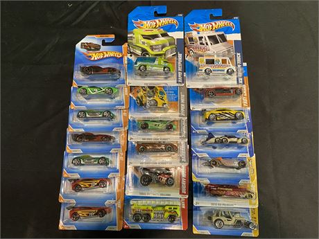 20 HOT WHEELS COLLECTABLES