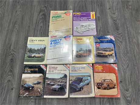 LOT OF VINTAGE CHEVY / FORD CAR MAGS - MOST SEALED