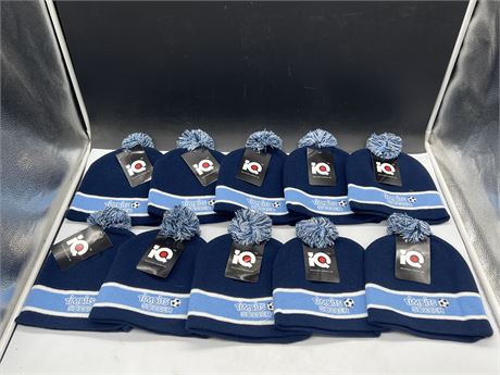 10 NEW TIMBITS SOCCER TOQUES