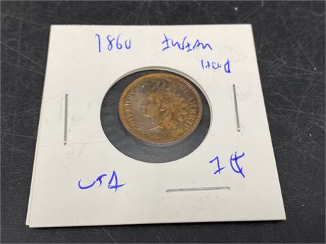1860 UNITED STATES PENNY