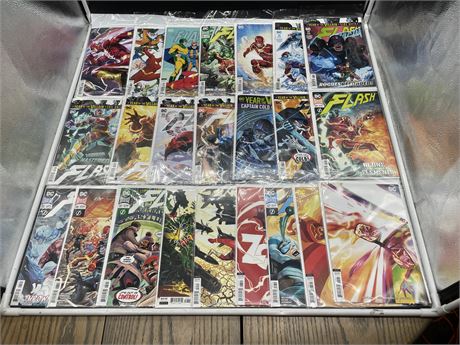 23 ASSORTED FLASH COMICS #61-88 INCLUDES VARIANT COVERS