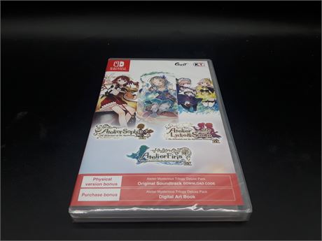 SEALED - ATELIER MYSTERIOUS TRILOGY DELUXE PACK - NINTENDO SWITCH