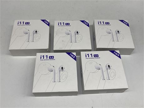 5 NEW WIRELESS AIRBUDS (Chinese copy’s)