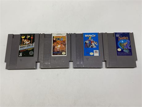 4 MISC NES GAMES