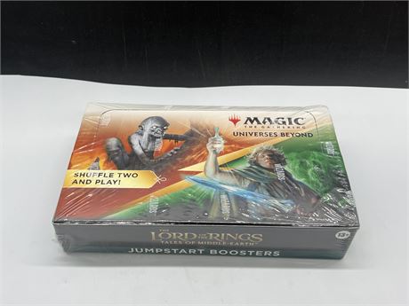 SEALED MAGIC THE GATHERING - THE LORD OF THE RINGS - JUMP START BOOSTER BOX