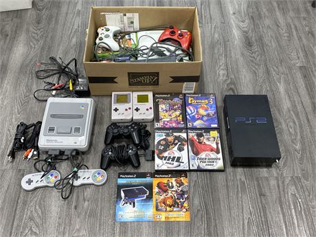 LOT OF MISC. VIDEO GAMES + CONSOLES - MOST NEEDS WORK (AS IS)