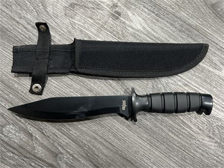 NEW RTEK HUNTING KNIFE W/SHEATH (12”)