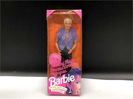 BARBIE EARRING MAGIC KEN 1992 WITH EARRING IN BOX