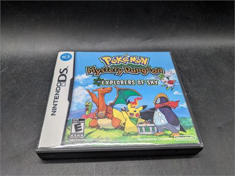 POKEMON MYSTERY DUNGEON EXPLORERS OF SKY - VERY GOOD CONDITION - DS