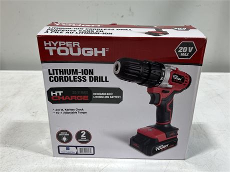 (NEW) LITHIUM ION CORDLESS DRILL