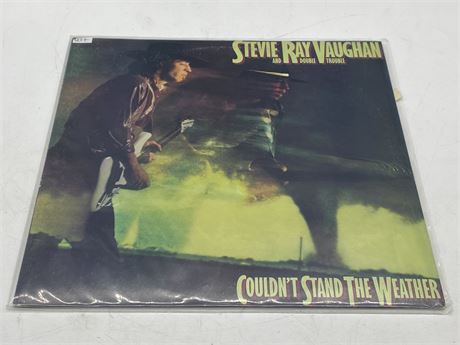 STEVIE RAY VAUGHAN AND DOUBLE TROUBLE - COULDN’T STAND THE WEATHER - VG+