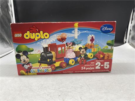OPEN BOX LEGO DUPLO MICKEY MOUSE TRAIN