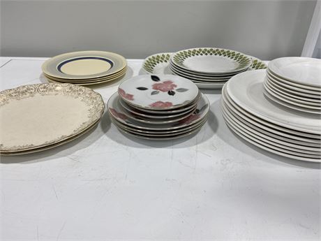 36 MISC CHINA PLATES (Names in pics)