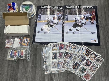 LOT OF NHL / MLB CARDS & COLLECTABLES