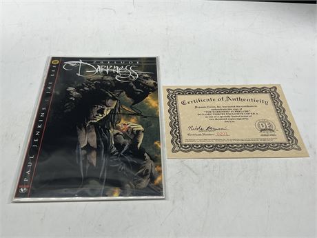 JAE LEE SIGNED THE DARKNESS PRELUDE #201/2000 W/COA