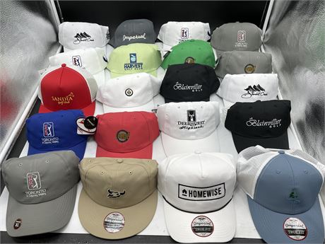 20 NEW ASSORTED HATS