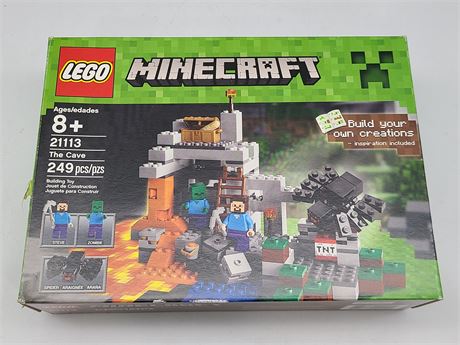 OPEN BOX LEGO MINECRAFT 21113