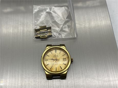 VINTAGE OMEGA AUTOMATIC MENS WATCH, NOT WORKING AS IS