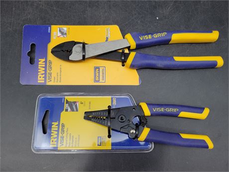 IRWIN CRIMPER AND WIRE STRIPPERS BRAND NEW