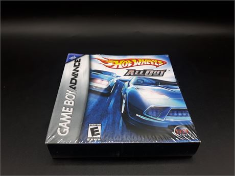 SEALED - HOT WHEELS ALL OUT - GBA