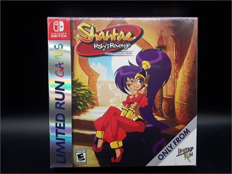 SEALED - SHANTAE RISKY'S REVENGE - COLLECTORS EDITION - SWITCH