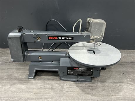 SEARS CRAFTSMAN 16” VARIABLE SPEED SCROLL SAW - WORKING - EXCELLENT CONDITION