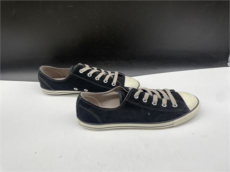 NEW CONVERSE ALL STAR BLACK SHOES SIZE 8 1/2