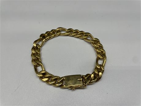 GOLD PLATED WRIST CHAIN - 8.5”